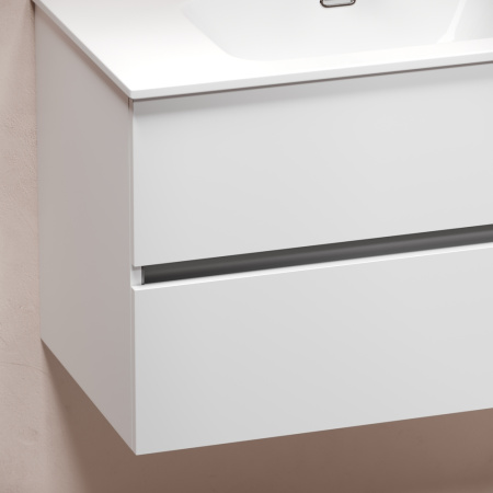 Тумба под раковину Sancos Urban UR80W белый глянец фото