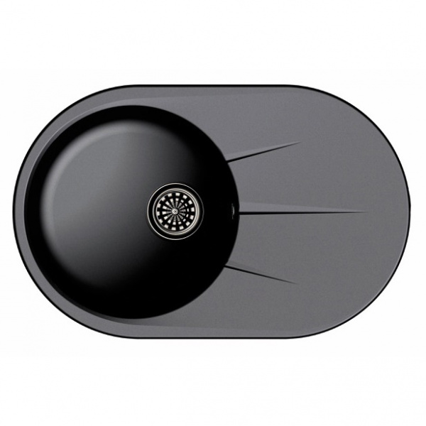 Мойка кухонная Ewigstein Rund R- 50F антрацит фото