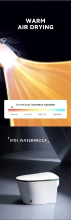 Умный электронный унитаз с функцией биде Santiline SL-5036 фото