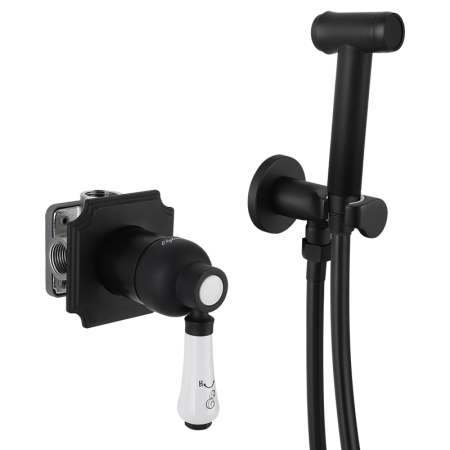 Гигиенический душ со смесителем Elghansa Terrakotta 34C0686-Black (Set-84) фото