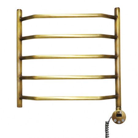 Полотенцесушитель электрический Domoterm Лаура П5 (500х500) (бронза) правый фото