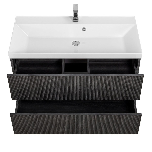 Тумба под раковину Art&Max Verona-Push AM-Verona-Push-1000-2C-SO-KD кадена дарк фото