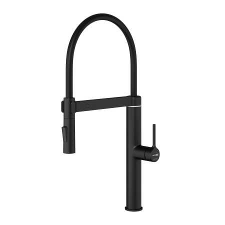 Смеситель для кухни с гибким изливом WasserKRAFT A8867 черный матовый фото
