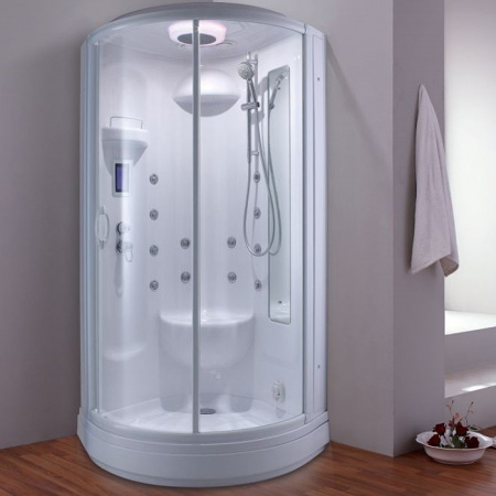 Гидромассажная кабина c паром Am.Pm Bliss L W53C-909-105WTF фото