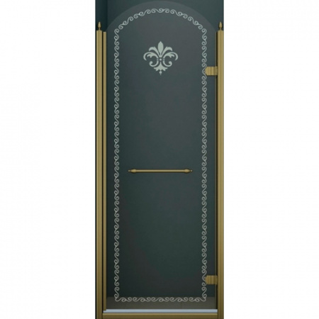 Душевая дверь Cezares Retro RETRO-B-1-90-CP-Br-L 90 см бронза L фото