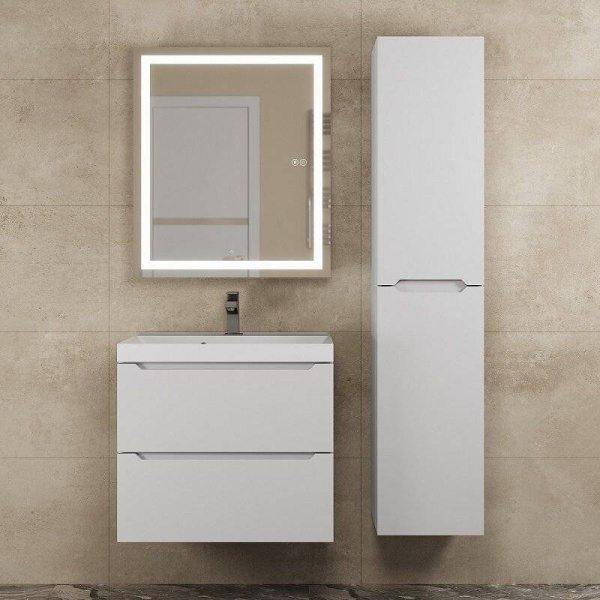 Зеркало шкаф с подсветкой в ванную Uperwood Tanos 60 ZTanos60w белый фото