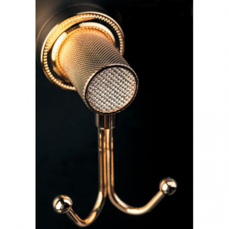 Крючок для ванной двойной Boheme Royal Crystal 10926-G фото