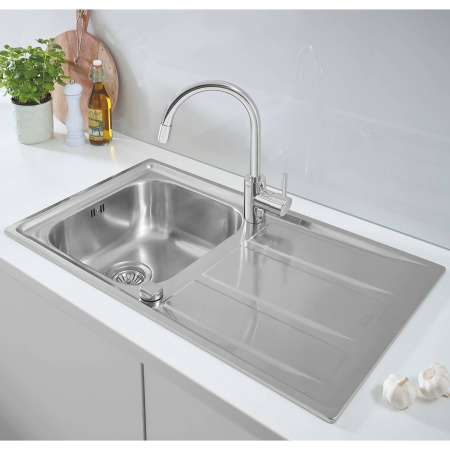 Мойка кухонная со смесителем Grohe K400 Concetto 31570SD0 фото