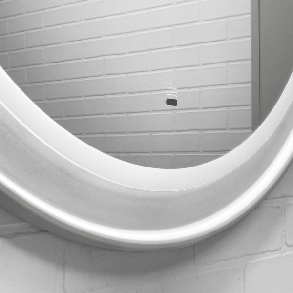 Зеркало для ванной комнаты Comforty Ереван-70 LED-подсветка, бесконтактный сенсор, белый матовый 00-00014142CF фото