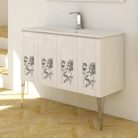 Тумба с раковиной Cezares Rosa 42244+50163 фото