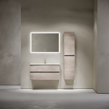 Тумба под раковину Sancos Urban UR100EG дуб галифакс натуральный фото