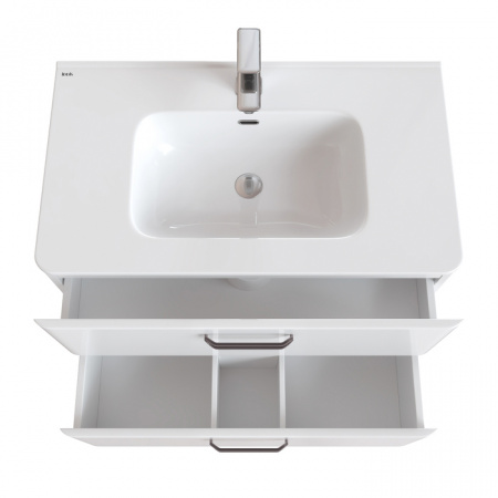 Тумба с раковиной Iddis Brick 80 см BRI80W0i95K фото