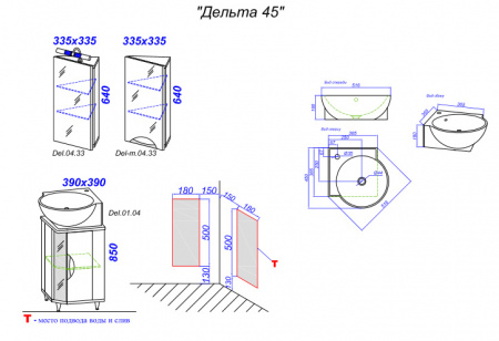 Раковина Aqwella 4640021061435 фото