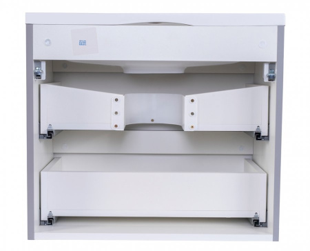 Тумба под раковину Style Line Бергамо мини 60 СС-00002317 серая фото