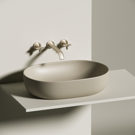 Накладная раковина Ceramica Nova Element CN6047MC 60x41,5 капучино матовый фото