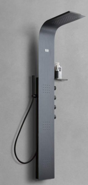 Душевая панель Cerutti SPA Bella СТ9254 черная матовая фото