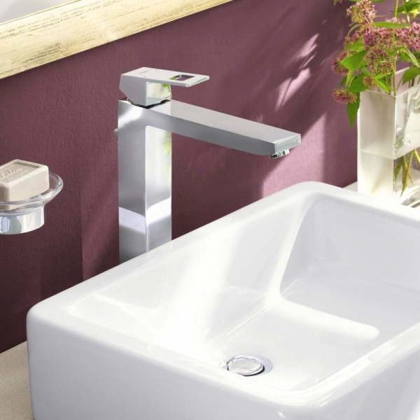 Высокий смеситель для раковины Grohe Eurocube 23406000 фото