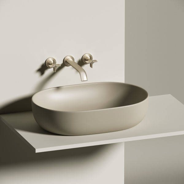 Накладная раковина Ceramica Nova Element CN6047MC 60x41,5 капучино матовый фото