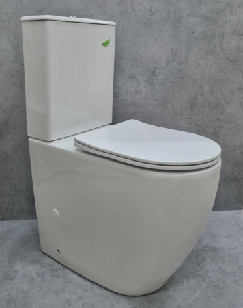 Унитаз напольный CeramaLux N 1289A  с сиденьем soft close фото