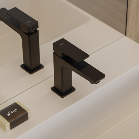 Cмеситель для раковины Omnires Parma PM7410BL черный фото