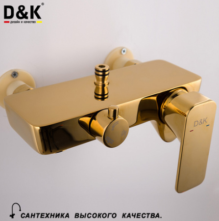 Душевая система (стойка) D&K Touro Berlin DA1433703A01 золото фото