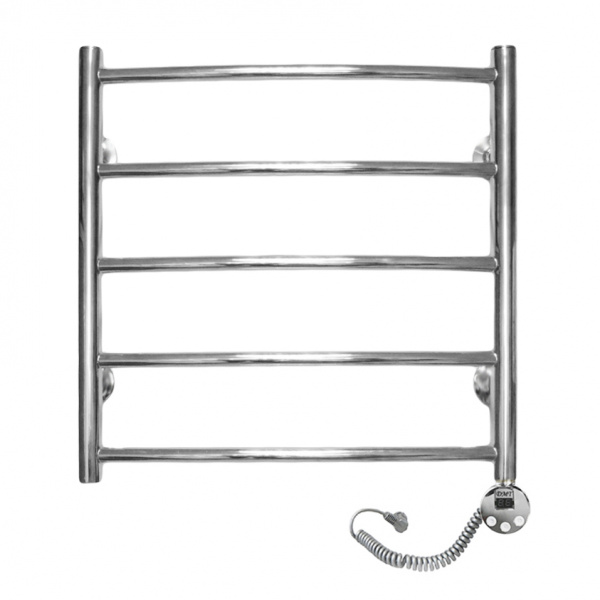 Полотенцесушитель электрический Domoterm Калипсо П5 (500х500) (хром) правый фото