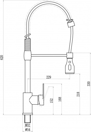 Смеситель для кухни Savol 28 S-002802 фото