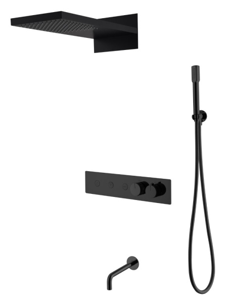 Душевая система для скрытого монтажа Boheme Fusion 131-2-B фото