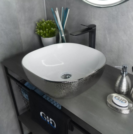 Накладная раковина GID Luxe Line D1301H021 42,5х42,5 фото