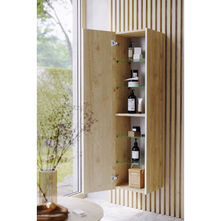 Шкаф пенал Aqwella Urban 35 URB0535W белый фото