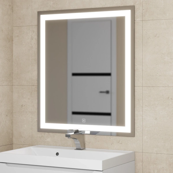 Зеркало с подсветкой и обогревом Uperwood Tanos 291020221 70x80 фото