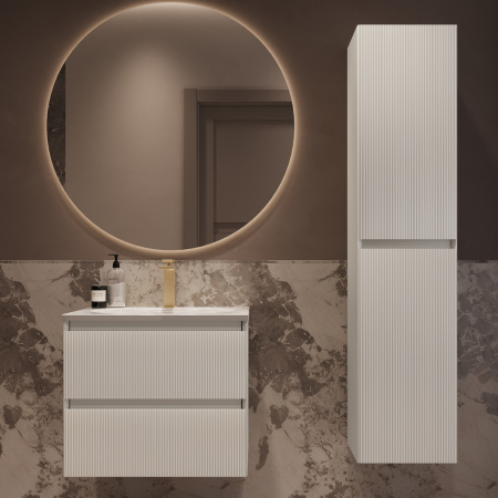Тумба под раковину Vincea Welle 60 VMC-2WL600MW M.White Soft-touch фото