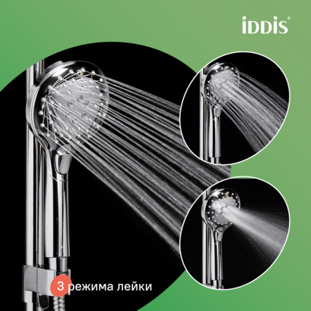Душевая система Iddis Ray RAYSB3Fi06 хром фото