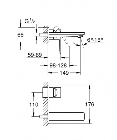 Смеситель для раковины Grohe Lineare New 19409001 фото