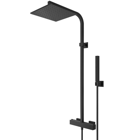 Душевая система Paini Dax-R 84PZ689TH Черная матовая фото