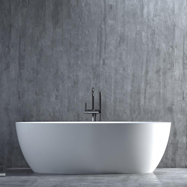 Ванна из литьевого мрамора Salini Alda Nuova 101911SM 178х92 белая матовая фото