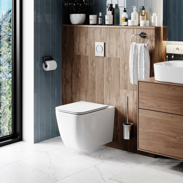 Унитаз подвесной безободковый Cerutti SPA Mimi Aria CT8919 с сиденьем, белый матовый фото