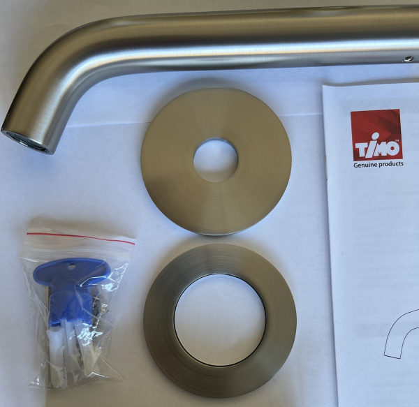 Настенный смеситель для раковины Timo Saona 2372/13SM Никель фото