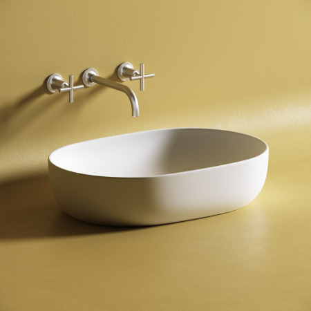 Накладная раковина Ceramica Nova Element CN6047MW 60x41 белая матовая фото