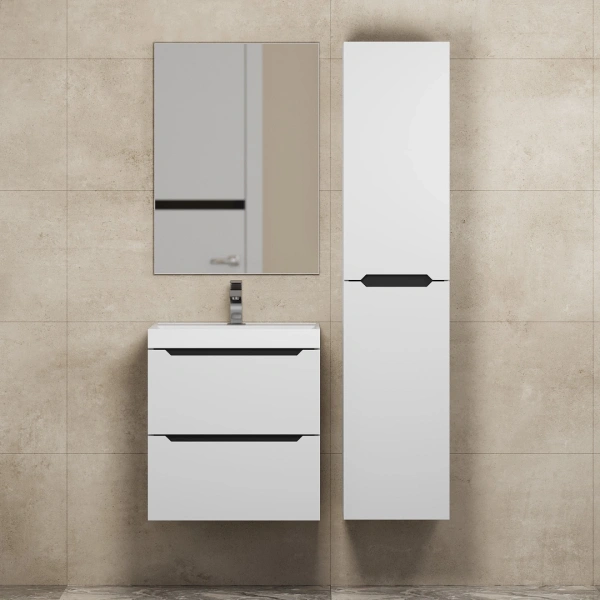 Тумба под раковину Uperwood Tanos 50 2930205149 белый/графит фото