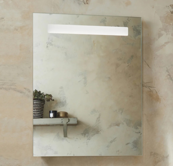 Зеркало с подсветкой и подогревом Jacob Delafon Parallel 50 EB1410-NF 50x65 фото