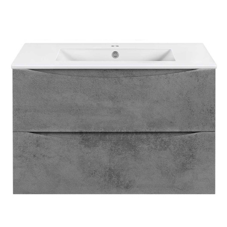 Тумба под раковину Vincea Mia Slim VMC-2MC800S1BT Beton 80 см фото