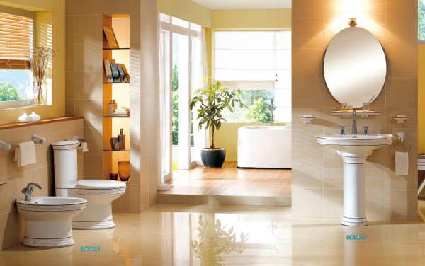 Подвесная раковина CeramaLux Lux Classic 1411 фото