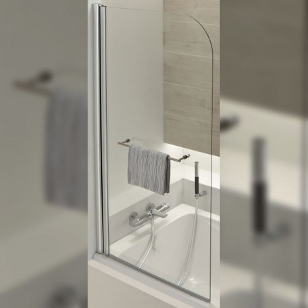 Шторка для ванны распашная Jacob Delafon Odeon Up E4932-GA прозрачное стекло фото
