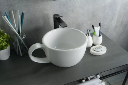 Накладная раковина Gid 9055 40x30 фото