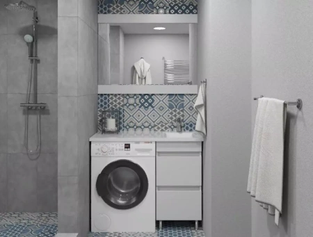 Раковина над стиральной машиной Stella Polar Мадлен SP-00001367 105x48 фото