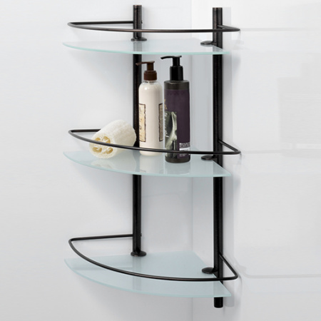 Тройная стеклянная полка WasserKRAFT K-3633 фото