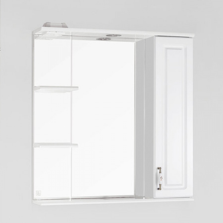 Зеркало-шкаф Style Line Олеандр 2-75 белый фото