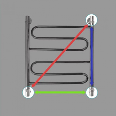 Водяной полотенцесушитель Energy Sonata 60x50 EWTRSONAT0605000000 фото