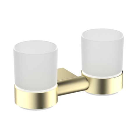 Двойной стакан для зубных щеток Timo Luiro 18534/17 Золото матовое фото